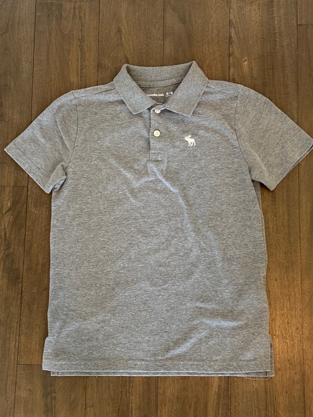 Gray Polo Shirt - Abercrombie & Fitch